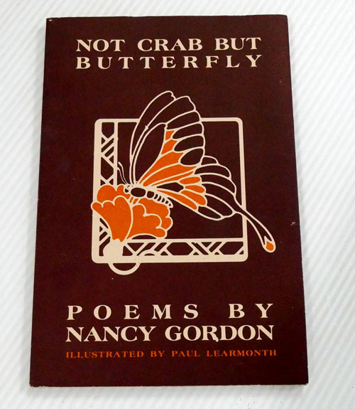 Not Crab But Butterfly Poems (Signed by Poet & Artist)