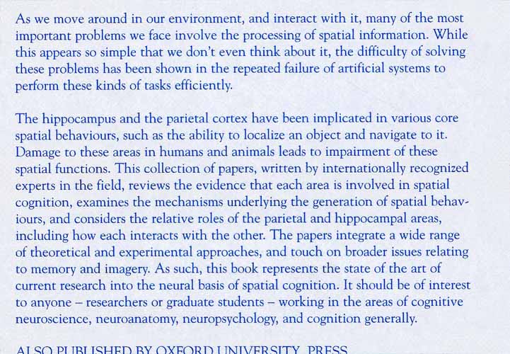 The Hippocampal and Parietal Foundations of Spatial Cognition