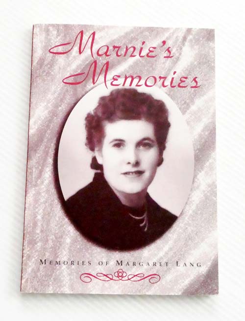Marnie's Memories. Memories of Margaret Lang