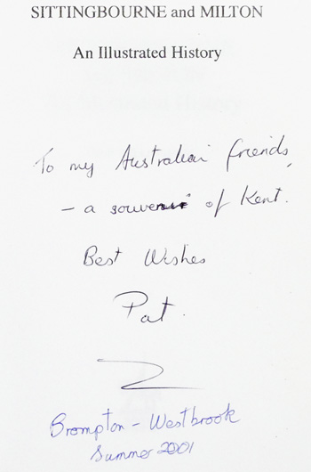 Sittingbourne and Milton : An Illustrated History (Inscribed by Author)