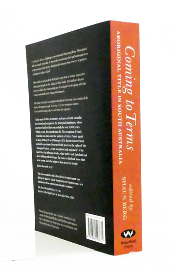 Image for Coming to Terms: Aboriginal Title in South Australia Coming to Terms: Aboriginal Title in South Australia
