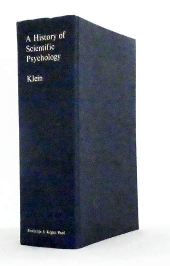 A History of Scientific Psychology : Its Origins and Philosophical Backgrounds