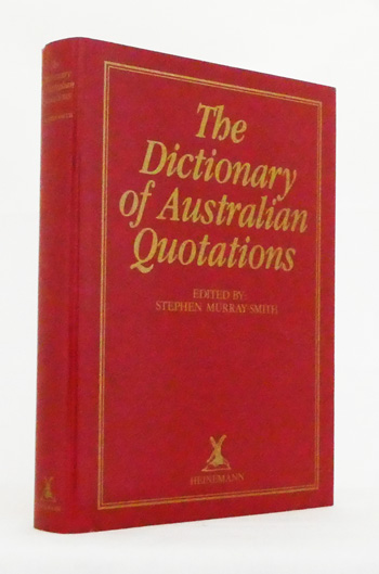 The Dictionary of Australian Quotations
