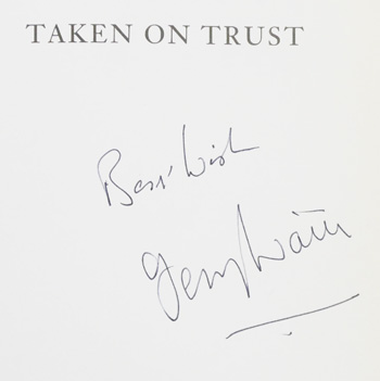 Taken on Trust [Signed]