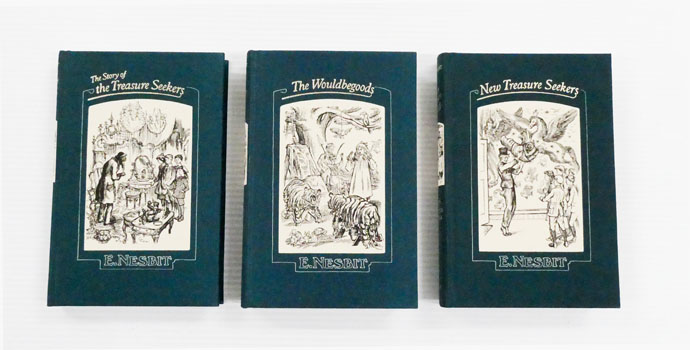 The Adventures of the Treasure Seekers (The Story of the Treasure Seekers; The Wouldbegoods; New Treasure Seekers) - 3 volumes in slipcase