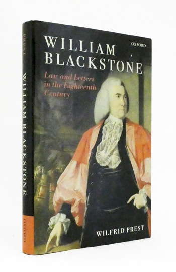 William Blackstone. Law and Letters in the Eighteenth Century