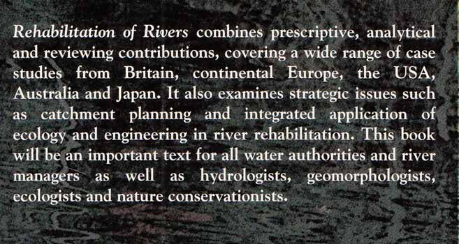 Image for Rehabilitation of Rivers. Principles and Implementation Rehabilitation of Rivers. Principles and Implementation