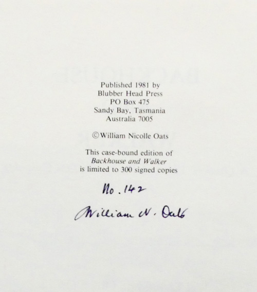 Backhouse and Walker: A Quaker View of the Australian Colonies 1832-1838 (Signed Limited Edition)