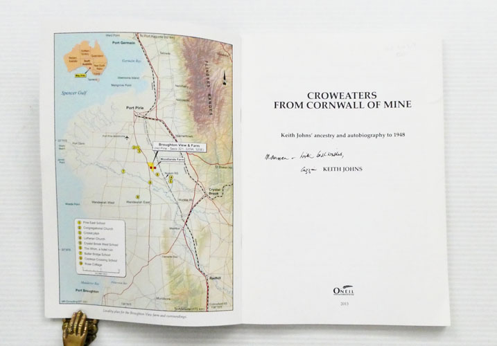 Croweaters from Cornwall of mine : Keith Johns' Ancestry and Autobiography to 1948