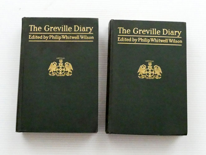 The Greville Diary Including Passages Hitherto Withheld from Publication (Two Volumes)
