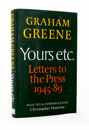 Image for Yours Etc. Letters to the Press 1945-1989 Yours Etc. Letters to the Press 1945-1989