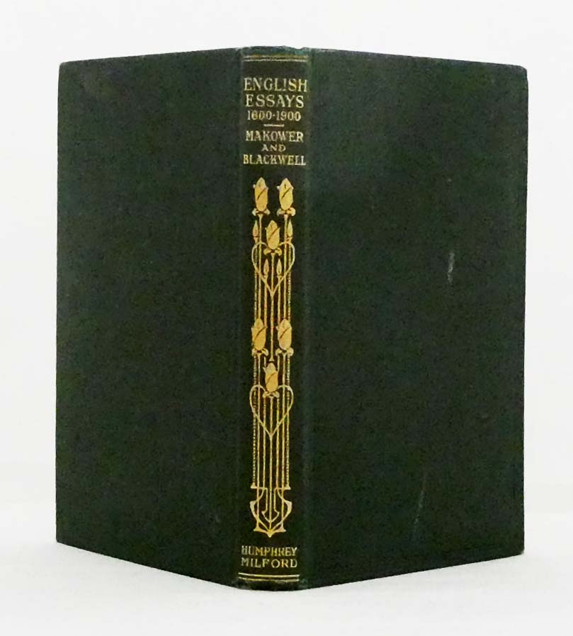 A Book of English Essays (1600 -1900) [The World's Classics CLXXII]