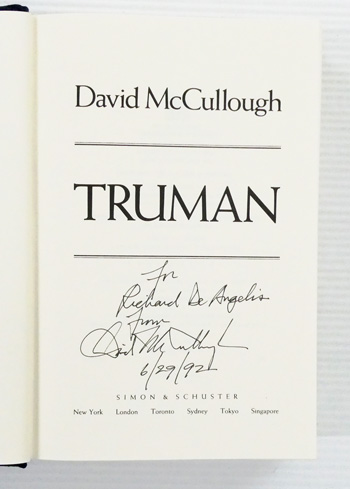 Truman (Signed and Inscribed by Author)